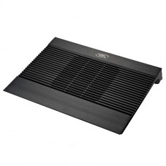 Stand notebook DeepCool 15.6&amp;#039;. - 1* fan 140mm, 1* USB, plastic &amp;amp; aluminiu, black, &amp;#039;N8 MINI BLACK&amp;#039;&amp;#039; foto