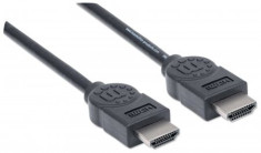 Manhattan cablu monitor HDMI/HDMI 1.3 1,8m ecranat, negru foto