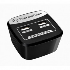 Thermaltake TriP Dual USB AC Charger, incarcator USB pentru diverse dispozitive (tablete, telefoane foto