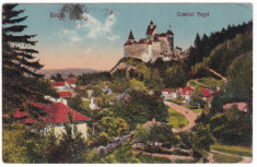 #1886- Romania, Bran carte postala circulata 1927: Castelul Regal foto