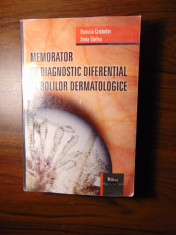 Memorator de diagnostic diferential al bolilor dermatologice - P. Cristodor foto