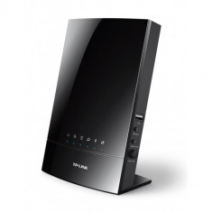 TP-Link, Router Wireless AC750 Dual-band, 300/433Mbps, 4 porturi Fastethernet, 1 port USB2.0, 3 ante foto