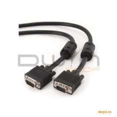 CABLU DATE MONITOR Dubluecranat 15M black &amp;#039;CC-PPVGA-15M-B&amp;#039; foto