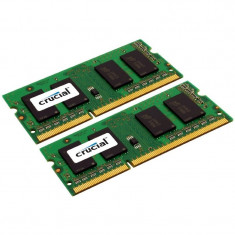 Memorie notebook Crucial 16GB DDR3 1600MHz CL11 Dual Channel Kit foto