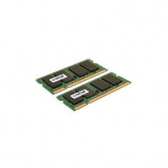 Memorie notebook Crucial 4GB DDR2 800MHz CL6 Dual Channel Kit foto