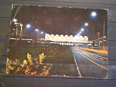 R.S.R. - BUCURESTI - AEROPORTUL INTERNATIONAL OTOPENI, NOAPTEA -CIRCULATA . foto