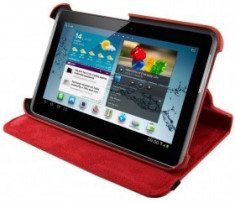 4World husa/suport protectie pt Galaxy Tab 2, Rotary, 7&amp;#039;&amp;#039;, rosie foto