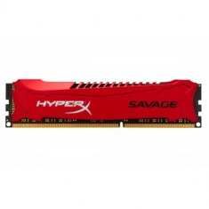 Memorie RAM Kingston, DIMM, DDR3, 8GB, 2400MHz, CL11, Kit 2x4GB, HyperX Savage Memory Red, 1.65V [HX foto
