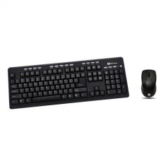 Kit tastatura + mouse Serioux MKM5500, cu fir, multimedia, negru, USB foto