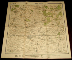 1939 Harta militara BAILESTI, judetul Dolj, format 50x48 cm foto