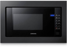 Cuptor cu microunde incorporabil Samsung FG87SUB, 23 l, 800 W, Grill, Curatare cu aburi, Negru foto