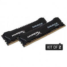 Memorie Kingston DDR4 8GB (2x 4GB) 2133MHz CL13 HyperX Savage Black foto