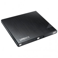 External DRW LiteOn eBAU108, USB, Super-Slim, ultra-light, Black foto