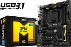 MSI X99A MPOWER, X99, QuadDDR4-2133, SATA3, SATAe, RAID, USB 3.1, ATX foto