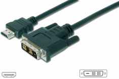 ASSMANN HDMI 1.3 Standard Adapter Cable HDMI A M (plug)/DVI-D(18+1) M (plug) 10m foto