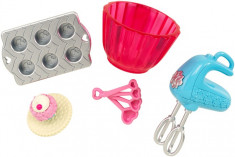 Set accesorii Barbie Mini Cupcake - Mattel CFB50-CFB52 foto