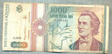 A1367 BANCNOTA-ROMANIA-1000 LEI-1991 -SERIA 0029 -EMINESCU -starea care se vede