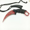 Cutit KARAMBIT CSGO / CS:GO - Counter Strike - Rosu Cu Model Si Toc