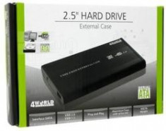 Carcasa HDD 4World pentru SATA 2.5&amp;#039;&amp;#039; - USB2.0, neagra foto