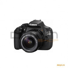 Camera foto Canon DSLR EOS 1200D + EF-S 18-55 DC (fara stabilizator) Black, 18 MP, CMOS, 3&amp;#039; LCD, DIG foto