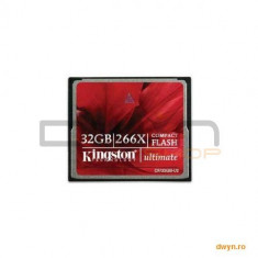 KINGSTON Compact Flash Card 32GB Kingston Ultimate 266X, Data Recovery Software foto