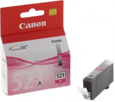 Cerneala Canon CLI521M fucsia | iP3600/iP4600/MP540/MP620/MP630/MP980 foto