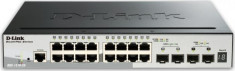 Switch D-Link 16-porturi Gigabit + 4 SFP DGS-1510-20 foto