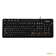 Tastatura A4tech KD-126-2 X-Slim LED White BackLight Keyboard USB (US Layout) foto