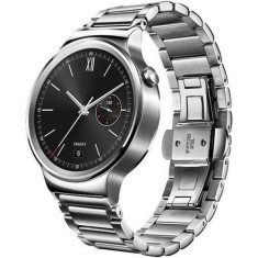 Huawei Smartwatch Huawei Watch W1, Amoled 1.4&amp;quot;, 512MB RAM, 4GB Flash, Bluetooth, Bratara Otel Inoxidabil 42mm, Carcasa din Otel Inoxidabil (Argintiu) foto