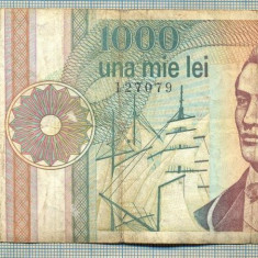 A1383 BANCNOTA-ROMANIA-1000 LEI-1991 -SERIA 0007 -EMINESCU -starea care se vede