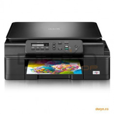 Brother DCPJ105YJ1, Multifunctional inkjet A4 (print/copy/scan), viteza printare: 11 ipm mono/6 ip foto