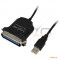 Cablu convertor USB2.0 la PARALEL (centronics 36pin), T/T, 1.5m, Logilink &#039;AU0003C&#039;