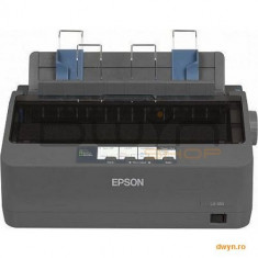 Epson LX-350, Imprimanta matriceala, A4, 9 pins, 80 column, original + 4 copies, 347 cps HSD (10 cp foto