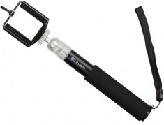 Selfie stick KitVision KVEXTPLPHS cu suport de telefon, S (Negru) foto