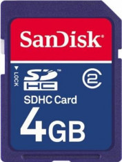 Card de Memorie SanDisk SDHC 4GB foto