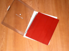 Husa - iPad Apple Red Smart Cover Leather (MC950ZM) piele naturala rosie foto