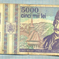 A1342 BANCNOTA-ROMANIA- 5000 LEI-1993-SERIA 0004-AVRAM IANCU-starea care se vede