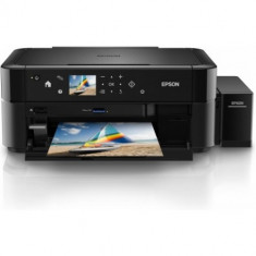 Multifunctional inkjet color CISS Epson L850, dimensiune A4 (Printare, Copiere, Scanare), viteza 37p foto