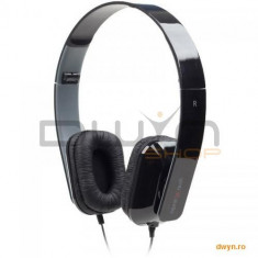 Folding stereo headphones &amp;#039;Rome&amp;#039;, black foto