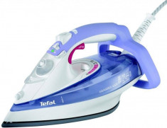 Fier de calcat Tefal AquaSpeed FV5335, Ultragliss, 2400 W, 0.3 l, 130 g/min, Alb/Mov foto