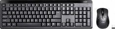 Kit tastatura cu mouse Wireless Spire NOA 401 Negru foto