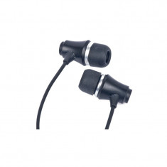 Gembird Stereo Earphones MP3, gold-plated 3.5mm Jack, Metal, Black foto