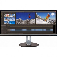 Monitor 46 PHILIPS LED BDM3470UP, IPS panel, 3440x 1440, 5ms, 320cd/mp, 1000:1, 178/178, USB 2.0, US foto