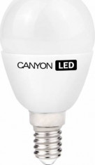 Bec LED CANYON PE14FR3.3W230VW LED lamp, P45 shape, milky, E14, 3.3W, 220-240V, 150?, 250 lm, 2700K, Ra&amp;gt;80, 50000 h foto
