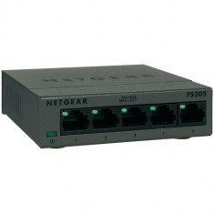 Switch NETGEAR FS305, 5 porturi 10/100, desktop, metal foto