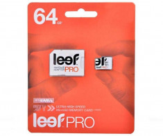 Leef Card memorie Leef PRO MicroSDXC 64GB UHS-1 (Adaptor SD) foto