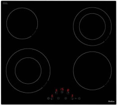 Plita ceramica Amica 23043 (PH6220ZT), negru foto