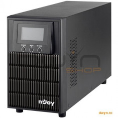 Njoy UPS Online Dubla Conversie 2000VA, Tower, ATEN 2000L, 3 x Schuko back-up sockets, LCD,USB/RS232 foto