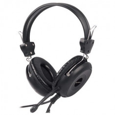 Casti A4Tech Over-Head HS-30 Black foto