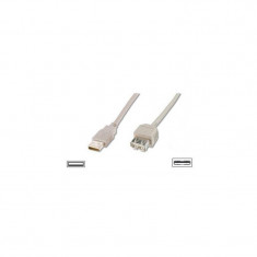 ASSMANN USB 2.0 HighSpeed Extension cable USB A M (plug)/USB A F (jack) 1,8m gre foto